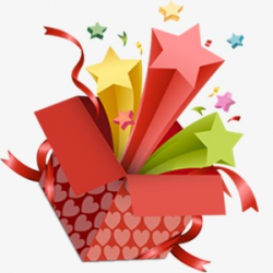Surprise Gift Box, Gift Boxes, Red, Joyous PNG Image and Clipart for ...