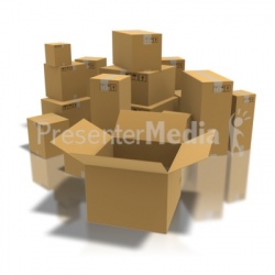 Open Box With Boxes - Business and Finance - Great Clipart for ...