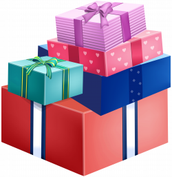 Colorful Gift Boxes PNG Clipart - Best WEB Clipart