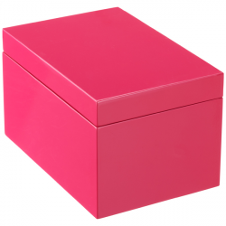 Fuchsia Lacquered Storage Boxes | The Container Store