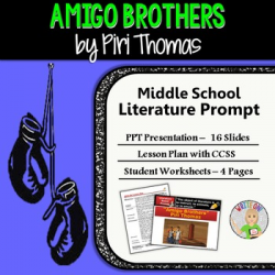 Amigo Brothers by Piri Thomas - Text Dependent Analysis Expository ...
