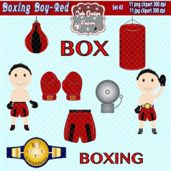 Boxing Kids Clip Art boys sports boxing box gloves box