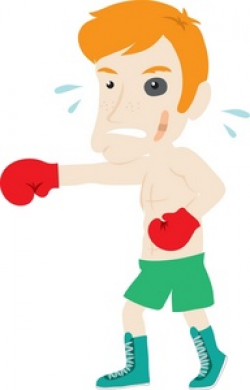 Boxing Clipart Image - Boxer