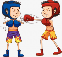 The 2 Boys Fighting And Boxing, Combat, Pk, Battle PNG Image and ...