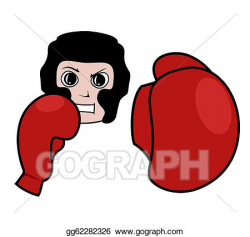 EPS Vector - Boxing man. Stock Clipart Illustration ...