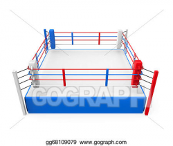 Stock Illustration - Boxing ring. Clip Art gg68109079 - GoGraph