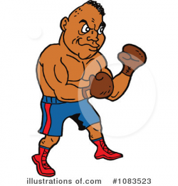 Boxing Clipart #1083523 - Illustration by LaffToon