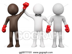 Stock Illustration - Boxing match. Clipart Drawing gg59777101 - GoGraph