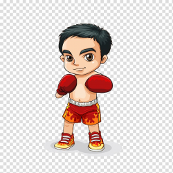 Child Illustration, Boxing boy transparent background PNG ...
