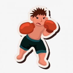 Boxing Boy, Boxing Clipart, Boy Clipart, Combat PNG Image ...