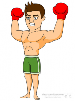 Boxing Clipart Clipart- boxing-player-giving-winning-aggressive ...