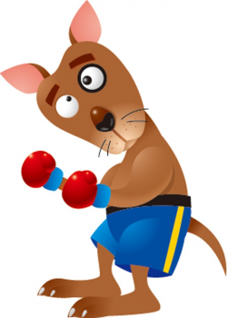 Animal Boxing Clipart