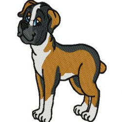 Boxer Dog Silhouette Clip Art at GetDrawings.com | Free for personal ...