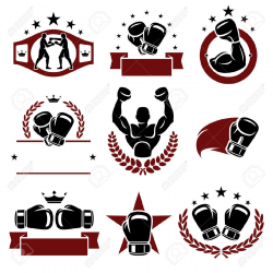 boxing gloves silhouette vector - Google Search | If, no WHEN I GET ...