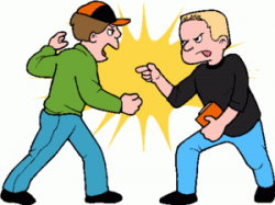 Boy Friends Clip Art Fighting | Free Images at Clker.com - vector ...