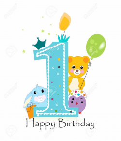 Happy Birthday Images for Baby Awesome Clipart Happy 1st Birthday ...