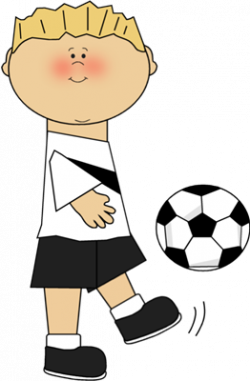 Boy Playing Soccer Clip Art - Boy Playing Soccer Image