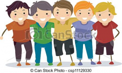 Group Of Boys Clipart