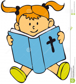Child Reading Bible Clipart - ClipartUse