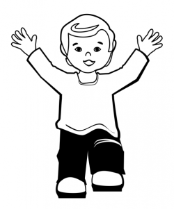 Kid Boy Clipart Black And White | Clipart Panda - Free Clipart Images