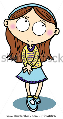 Embarrassed Girl Clipart