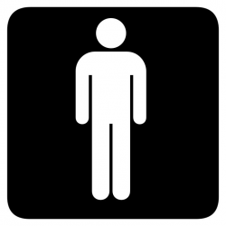 Boys Bathroom Symbol Clipart