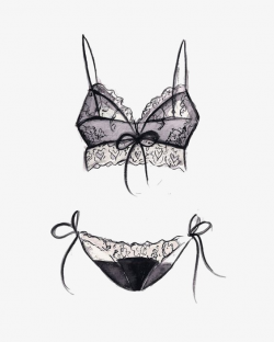 Bikini, Hand Painted Bikini, Lace, Bra PNG Image and Clipart for ...