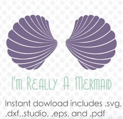 Mermaid clipart bra - Pencil and in color mermaid clipart bra