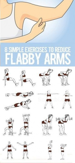 8 Simple Exercises to Reduce Flabby Arms | Sport bras | Pinterest ...
