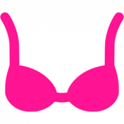 Deep pink bra icon - Free deep pink clothes icons