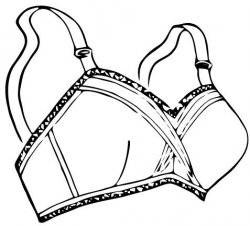 Free Vector Art: Another Vintage Bra | Images from Ephemeraphilia ...