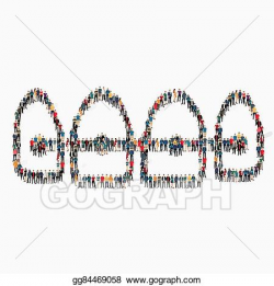 Vector Clipart - People tooth braces dental. Vector ...