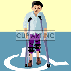 Leg Brace Clipart