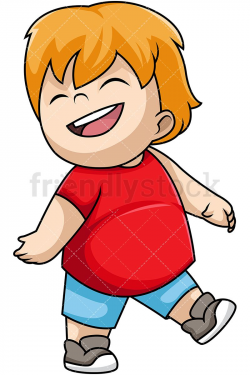 Happy Little Boy Cartoon Vector Clipart | Art kids, Cartoon and ...
