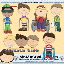 Digi Web Studio Blog: Capable Kids 1 - Whimsical Clip Art by Alice Smith