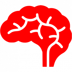 Red brain icon - Free red brain icons