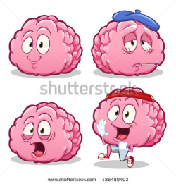 Brain clipart sad - Pencil and in color brain clipart sad
