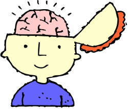 brain clipart free awesome of brain in girl head clipart letter ...