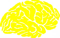 Yellow Brain Logo Clip Art at Clker.com - vector clip art online ...