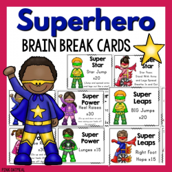 Superhero Brain Breaks | Pink Oatmeal SHOP