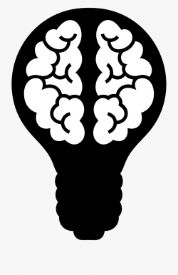 Lightbulb Brain Clipart - Brain Light Bulb Icon #3954 - Free ...