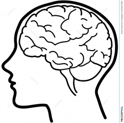Vector Brain Icon Bw Illustration 6421863 - Megapixl