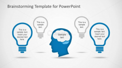 Head Brain and Lightbulb Shapes for PowerPoint - SlideModel
