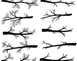 Branch silhouette clipart - tree clip art silouette whimsical, cute ...