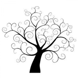 Paint a curly tree! Add buttons for an art piece | Projects to Try ...