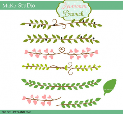28+ Collection of Leaf Divider Clipart | High quality, free cliparts ...