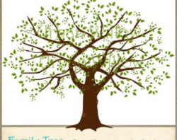 Family tree clip art tree clipart image | cricut | Pinterest ...