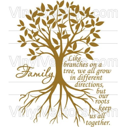 Family Tree Clipart | ... branches on a tree, we all grow in ...