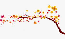 Floral Decoration, Flowers, Branches, Color PNG Image and Clipart ...