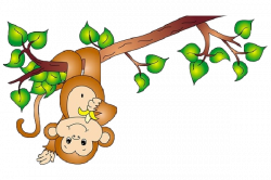 Monkey on a vine Cartoon Clip Art | Classroom Decor | Pinterest ...